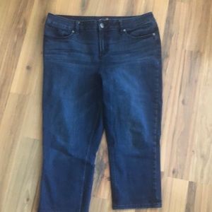Seven7 skinny crop jeans
